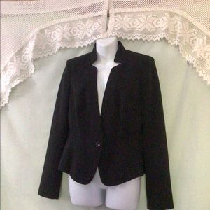 WHITE HOUSE BLACK MARKET one button jacket EUC
